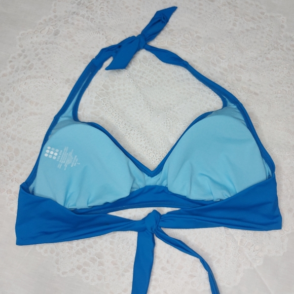 Title Nine Blue Bikini Top Sz Large - Picture 7 of 7